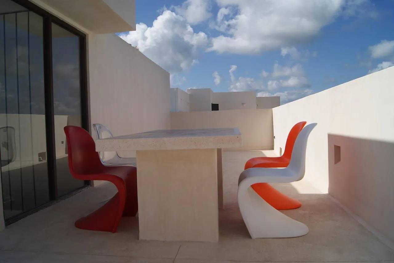 Rooftop Pool Apartments Тулум Мексика