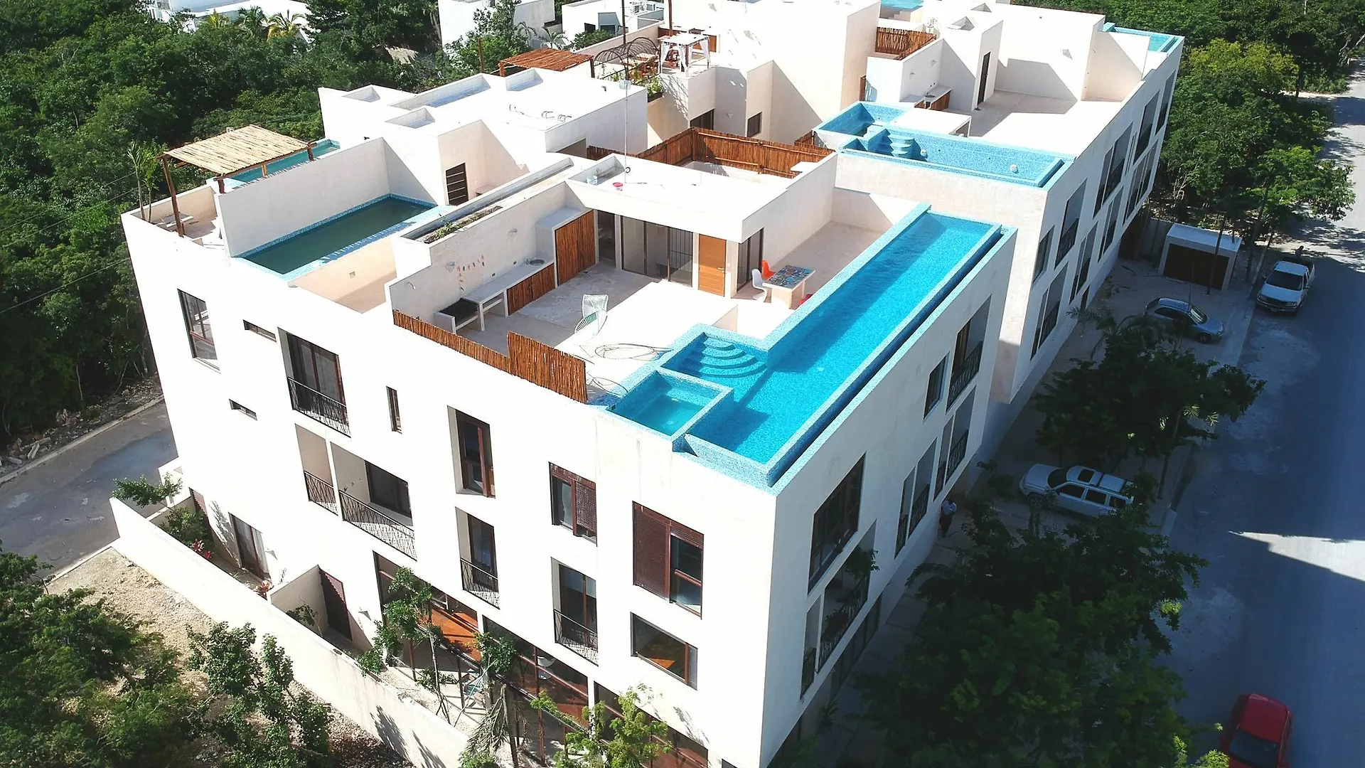 Rooftop Pool Apartments Tulum location